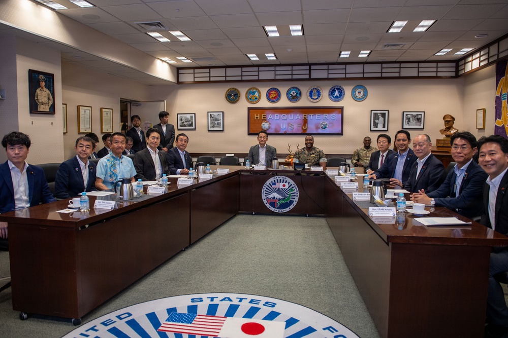 Japan House of Representatives visit Yokota Air Base