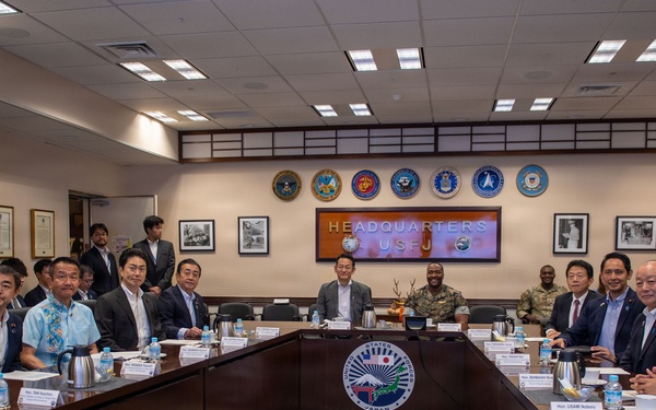 Japan House of Representatives visit Yokota Air Base