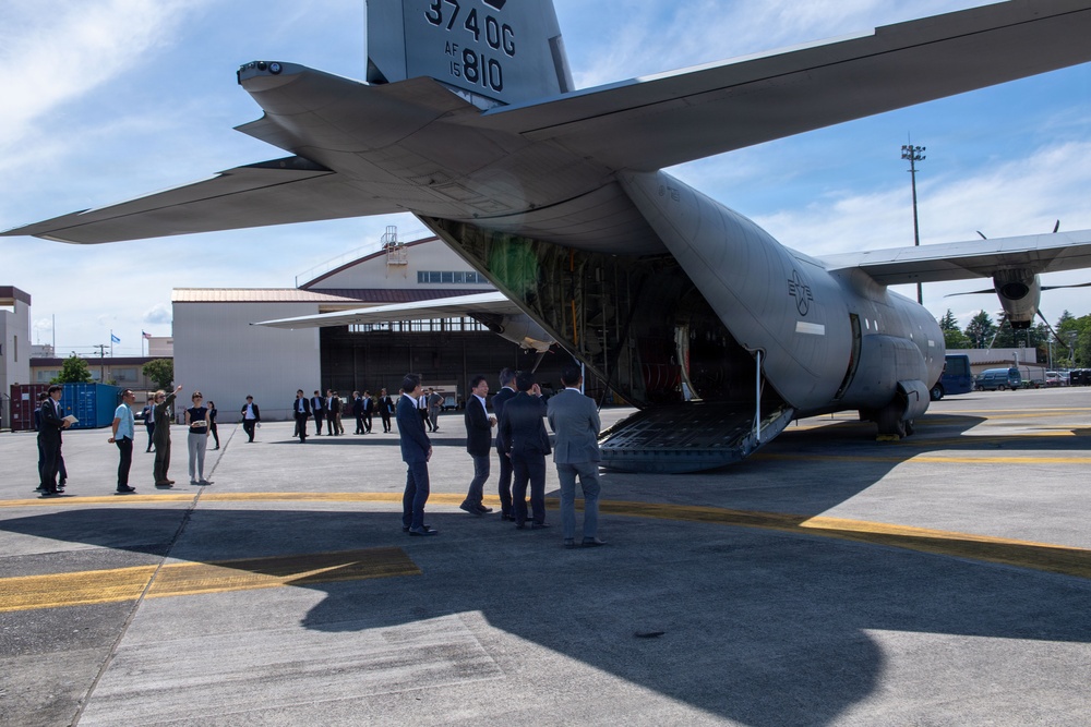 Japan House of Representatives visit Yokota Air Base