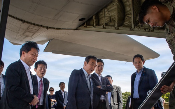 Japan House of Representatives visit Yokota Air Base