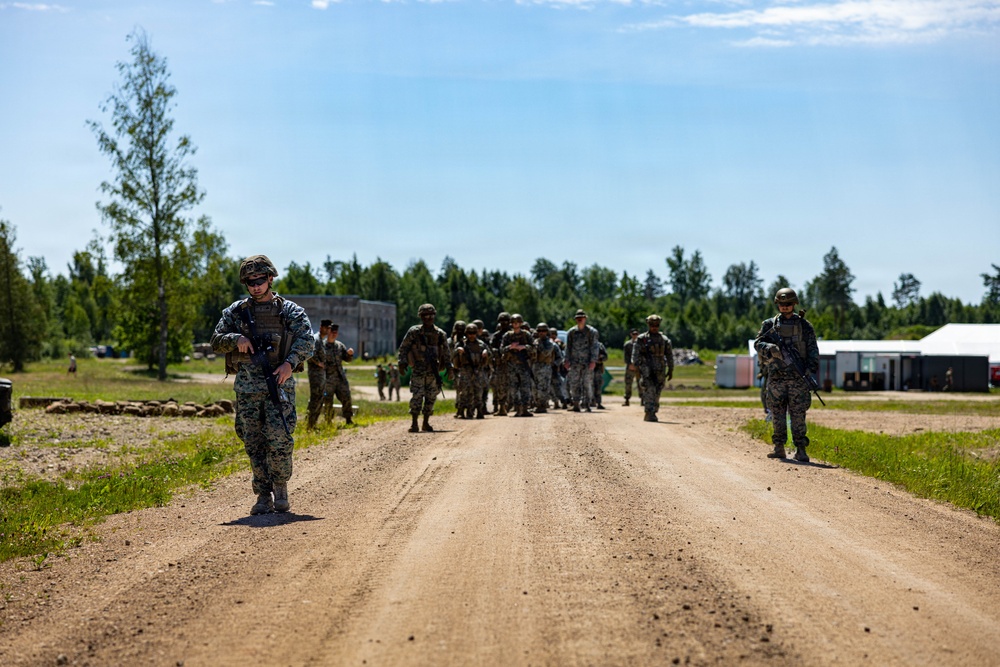 U.S. Marines host Corporals Course in Baltic Sea region