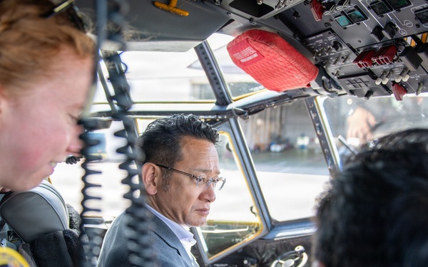 Japan House of Representatives visit Yokota Air Base
