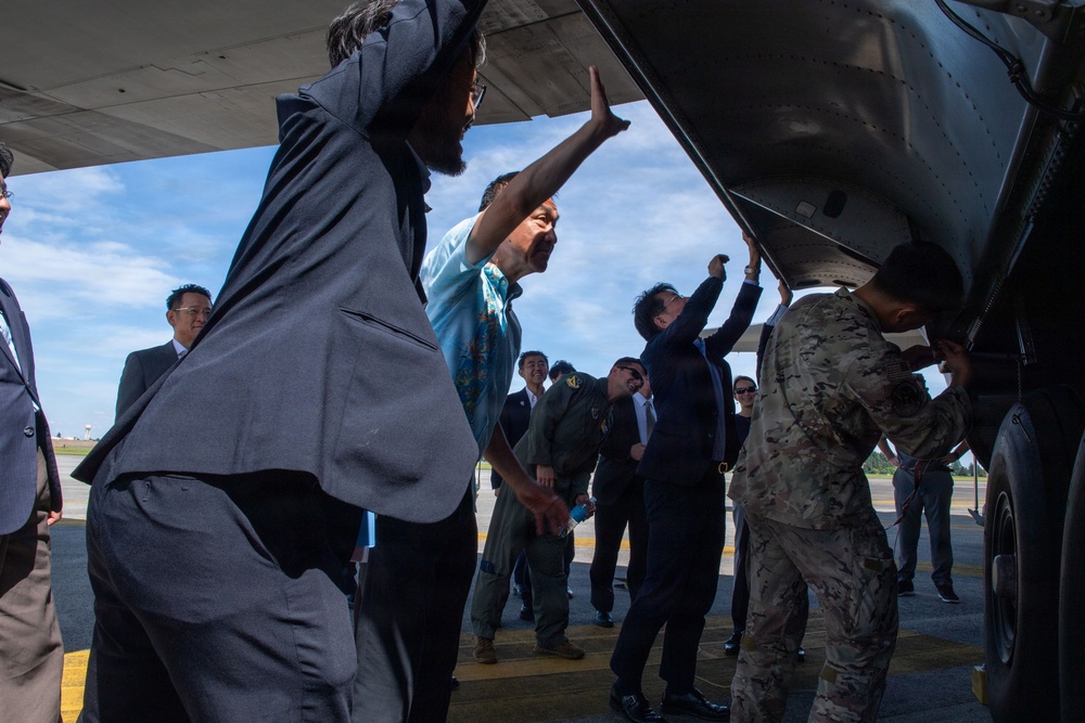 Japan House of Representatives visit Yokota Air Base