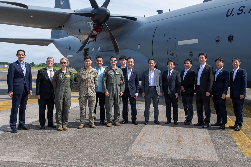 Japan House of Representatives visit Yokota Air Base
