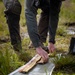 U.S. Marine Corps explosive ordnance disposal technicians engage with international media in Latvia