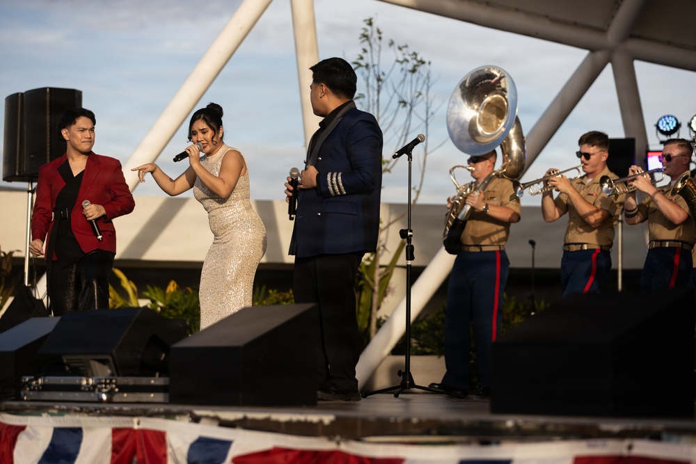 Freedom 250: Marine Corps Forces Pacific Band Performs at SM Mall of Asia
