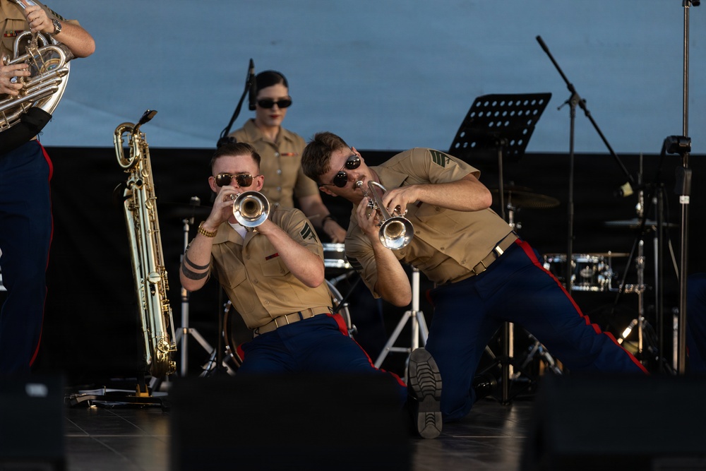 Freedom 250: Marine Corps Forces Pacific Band Performs at SM Mall of Asia