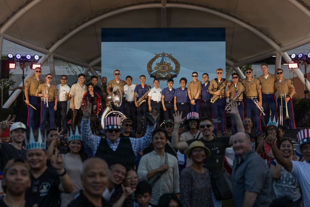 Freedom 250: Marine Corps Forces Pacific Band Performs at SM Mall of Asia