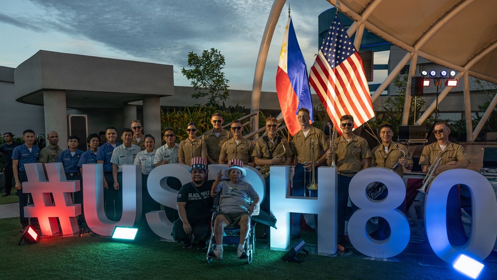 Freedom 250: Marine Corps Forces Pacific Band Performs at SM Mall of Asia