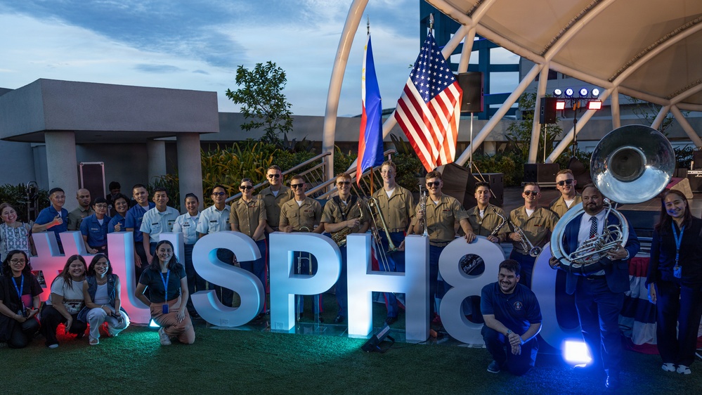 Freedom 250: Marine Corps Forces Pacific Band Performs at SM Mall of Asia