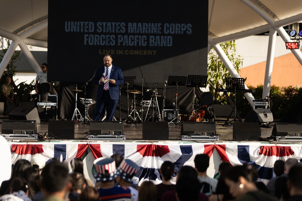 Freedom 250: Marine Corps Forces Pacific Band Performs at SM Mall of Asia