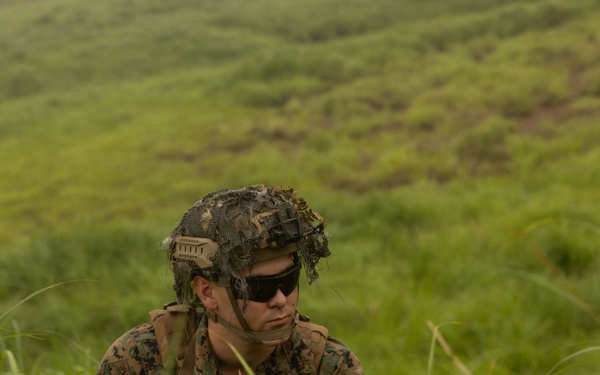 HIJUDAI MANEUVER AREA. OITA, JAPAN – U.S. Marines with 12th LCT conduct a bilateral range during exercise Resolute Dragon 26