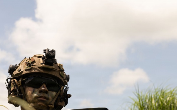 HIJUDAI MANEUVER AREA. OITA, JAPAN – U.S. Marines with 12th LCT conduct a bilateral range during exercise Resolute Dragon 26