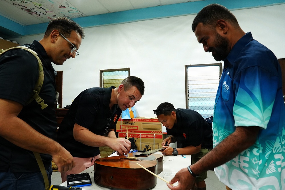 U.S. Army 25th Infantry Division band spreads the joy of music throughout the Republic of Marshall Islands
