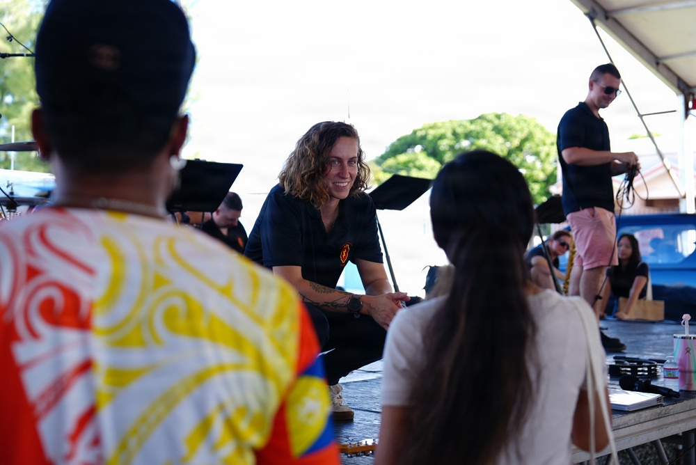 U.S. Army 25th Infantry Division band spreads the joy of music throughout the Republic of Marshall Islands