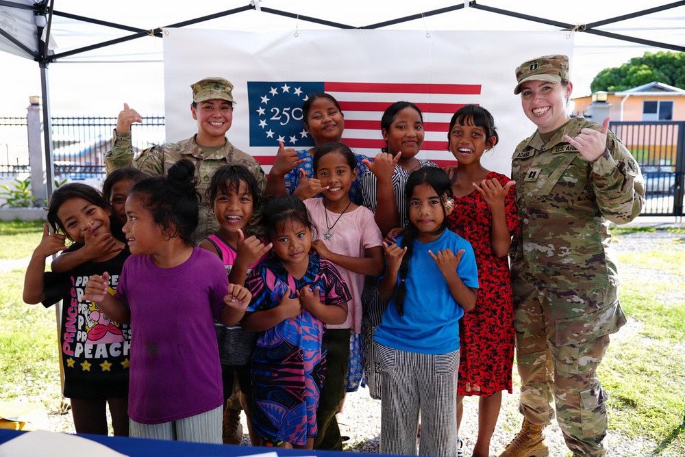 U.S. Army 25th Infantry Division band spreads the joy of music throughout the Republic of Marshall Islands