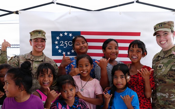 U.S. Army 25th Infantry Division band spreads the joy of music throughout the Republic of Marshall Islands