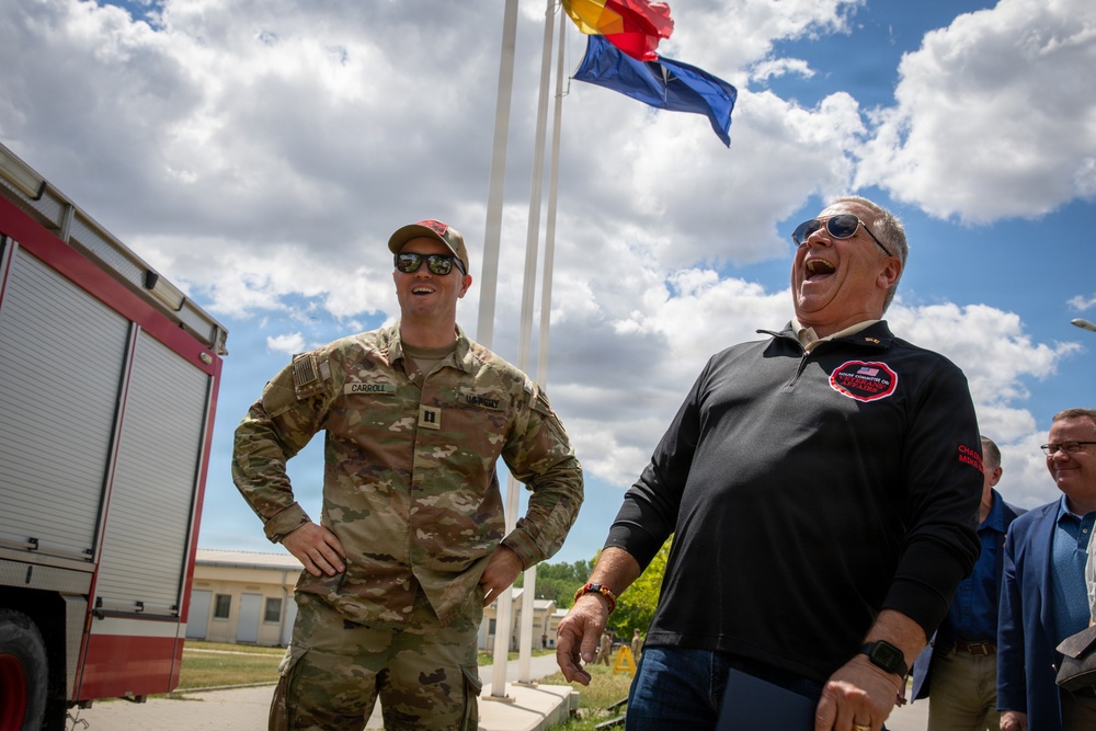 U.S. Lawmakers Visit Mihail Kogalniceanu Air Base, Romania