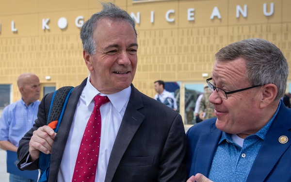 U.S. Lawmakers Visit Mihail Kogalniceanu Air Base, Romania