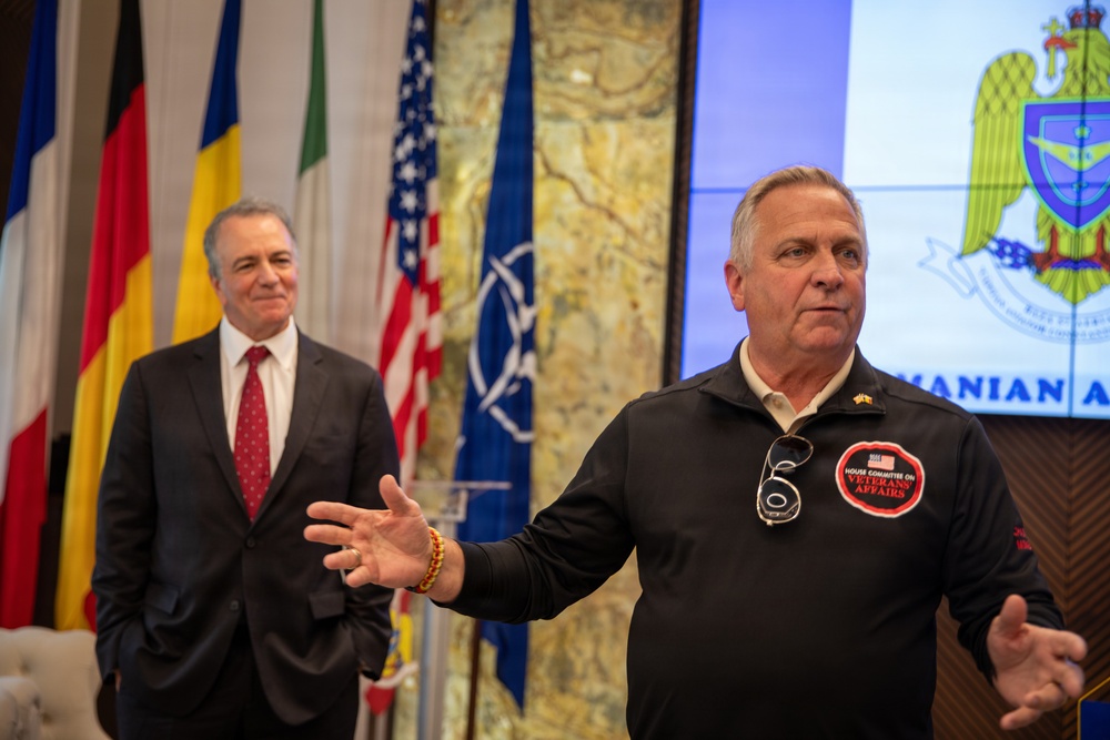 U.S. Lawmakers Visit Mihail Kogalniceanu Air Base, Romania