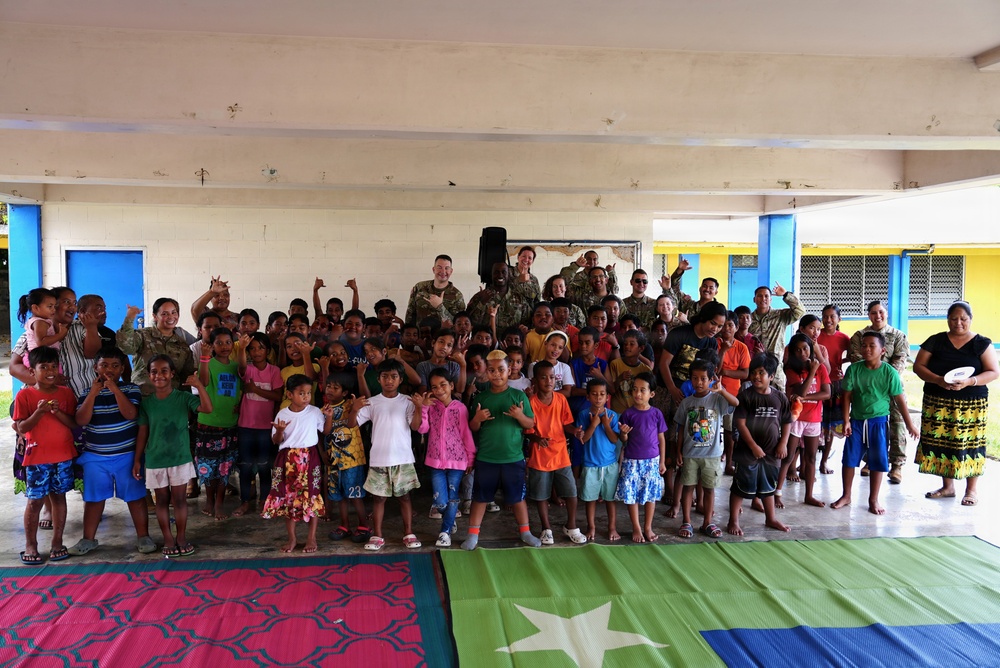 U.S. Army 25th Infantry Division band spreads the joy of music throughout the Republic of Marshall Islands