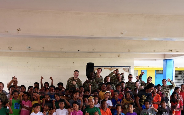 U.S. Army 25th Infantry Division band spreads the joy of music throughout the Republic of Marshall Islands