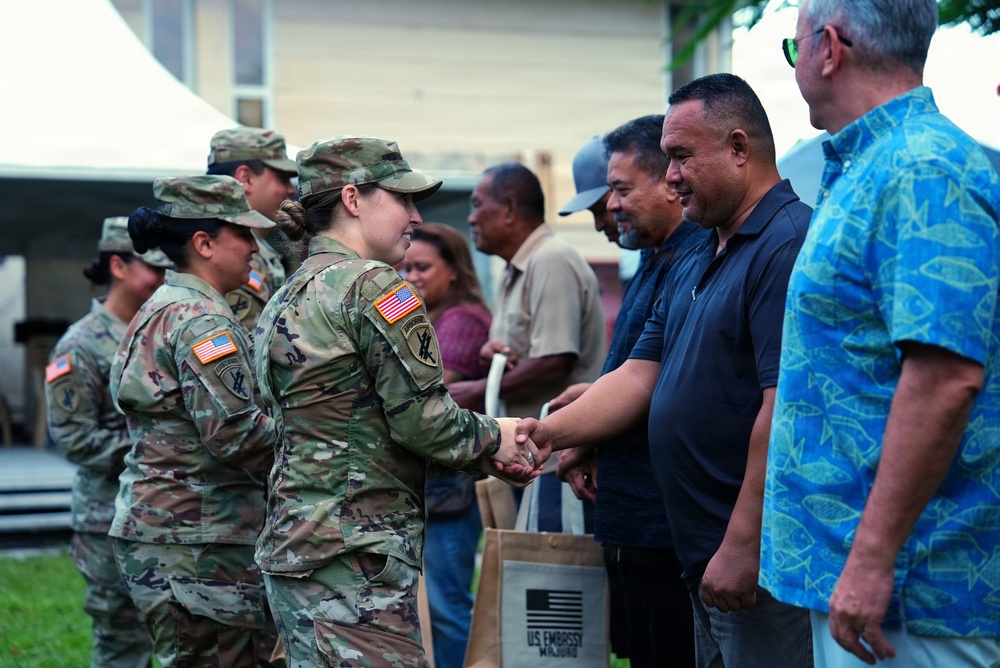 U.S. Army 25th Infantry Division band spreads the joy of music throughout the Republic of Marshall Islands