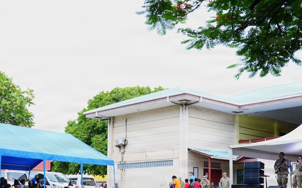 U.S. Army 25th Infantry Division band spreads the joy of music throughout the Republic of Marshall Islands