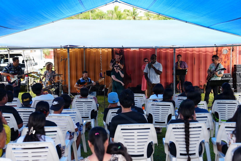 U.S. Army 25th Infantry Division band spreads the joy of music throughout the Republic of Marshall Islands