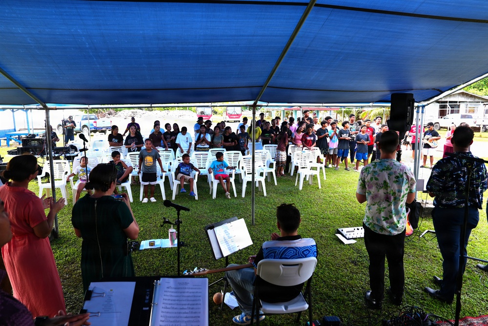 U.S. Army 25th Infantry Division band spreads the joy of music throughout the Republic of Marshall Islands