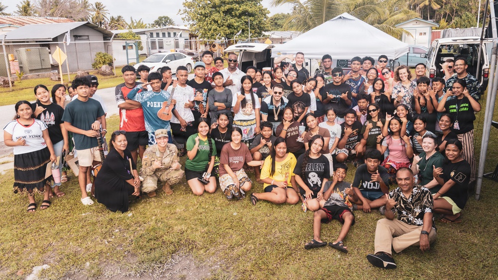 U.S. Army 25th Infantry Division band spreads the joy of music throughout the Republic of Marshall Islands