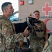 Security Forces K-9 Personnel train with medical team