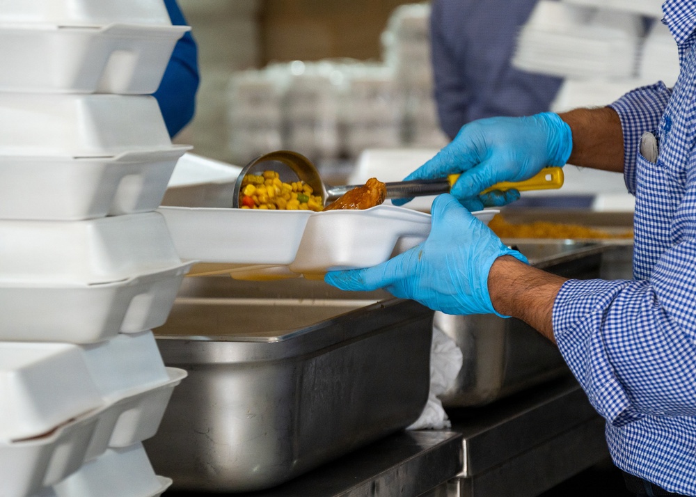 EFSS Personnel make it happen to prepare meals
