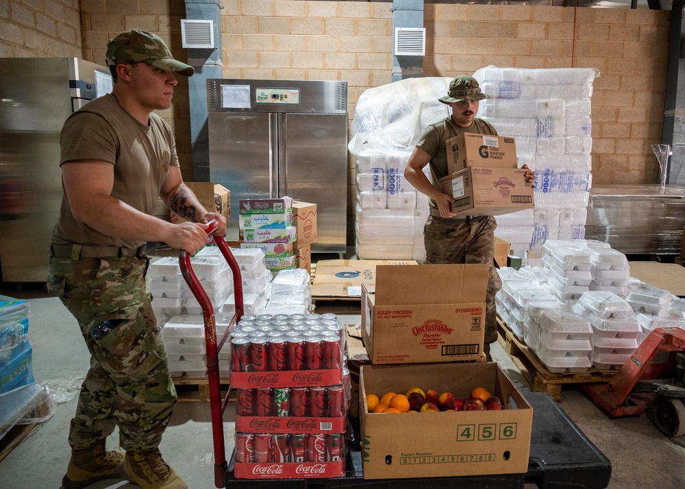 EFSS Personnel make it happen to prepare meals