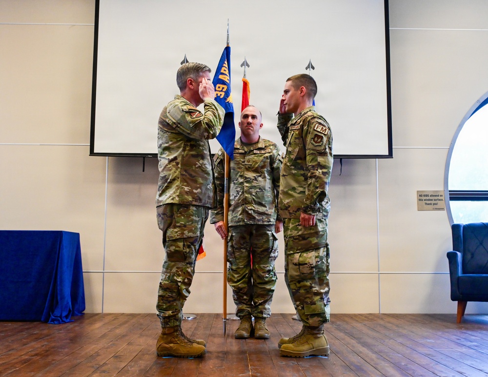 39th Comptroller Squadron assumption of command