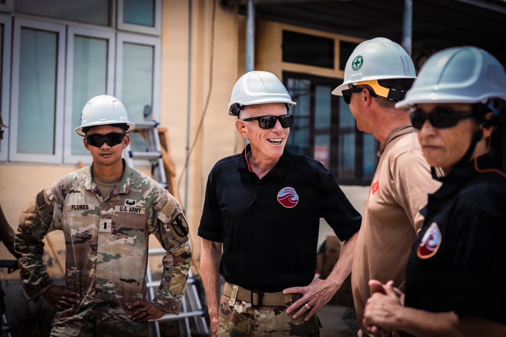 Pacific Friendship 2026: US Army general visits engineering project at Quang Xuan Primary School