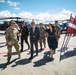 President Rinkēvičs and U.S. Ambassador Argyros visit U.S. Army Soldiers at Lielvārde Air Base, Latvia