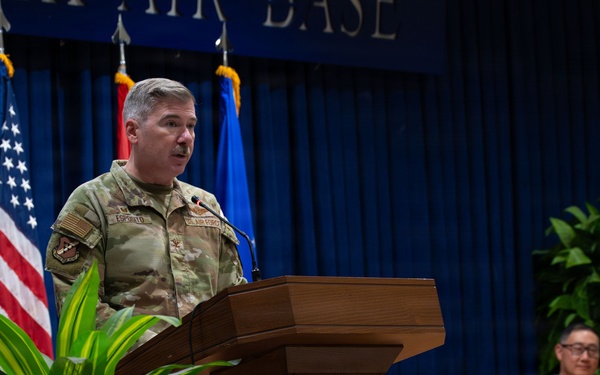 39th Mission Support Group Change of Command ceremony