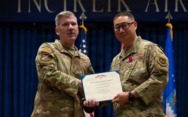 39th Mission Support Group Change of Command ceremony