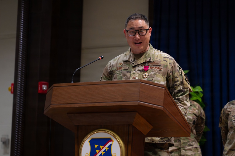 39th Mission Support Group Change of Command ceremony