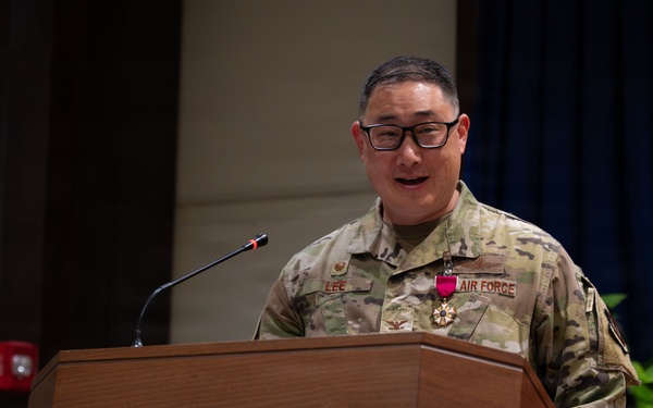 39th Mission Support Group Change of Command ceremony