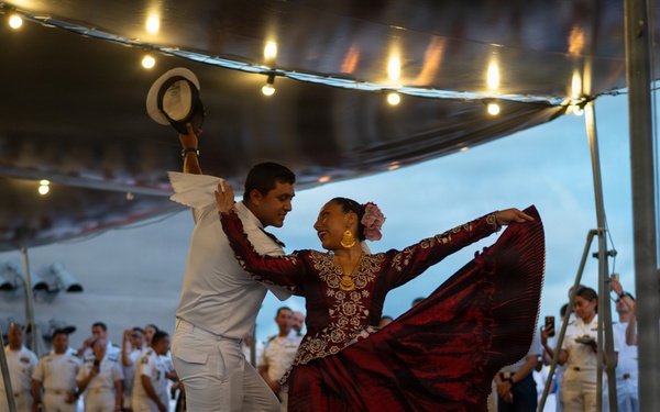 Peruvian Navy hosts reception aboard BAP Pisco (AMP156) during RIMPAC 2026