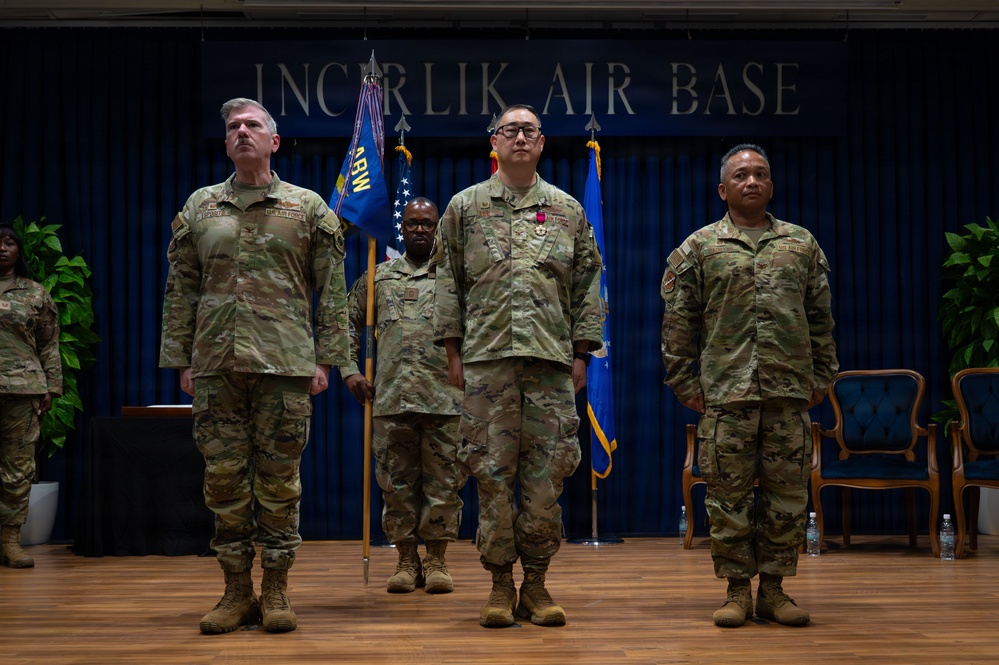 39th Mission Support Group Change of Command ceremony