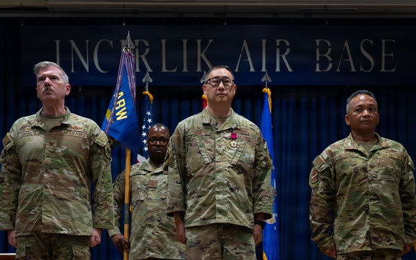39th Mission Support Group Change of Command ceremony