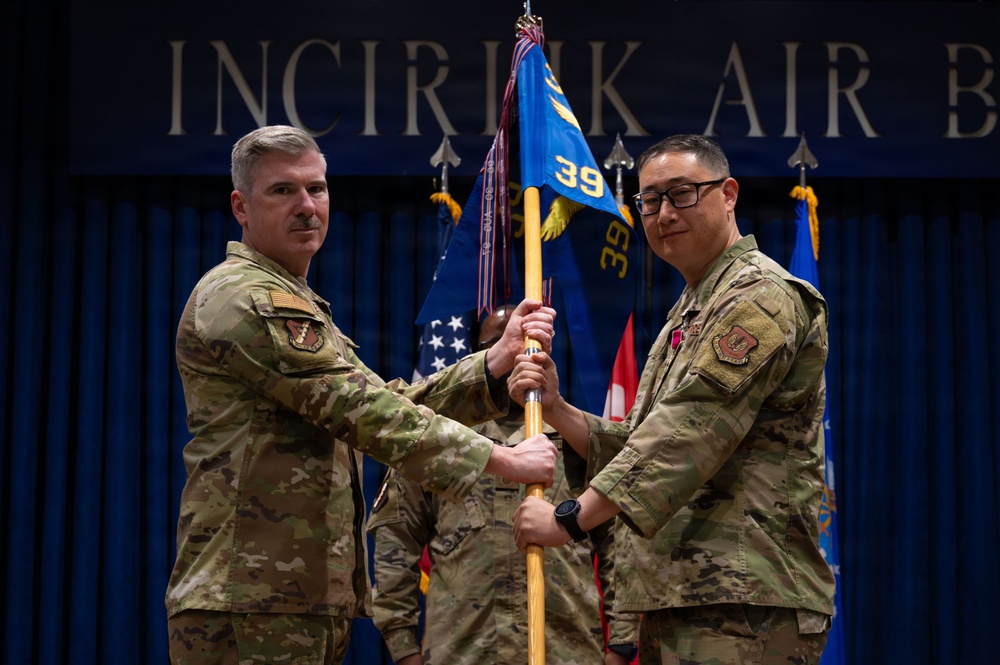 39th Mission Support Group Change of Command ceremony