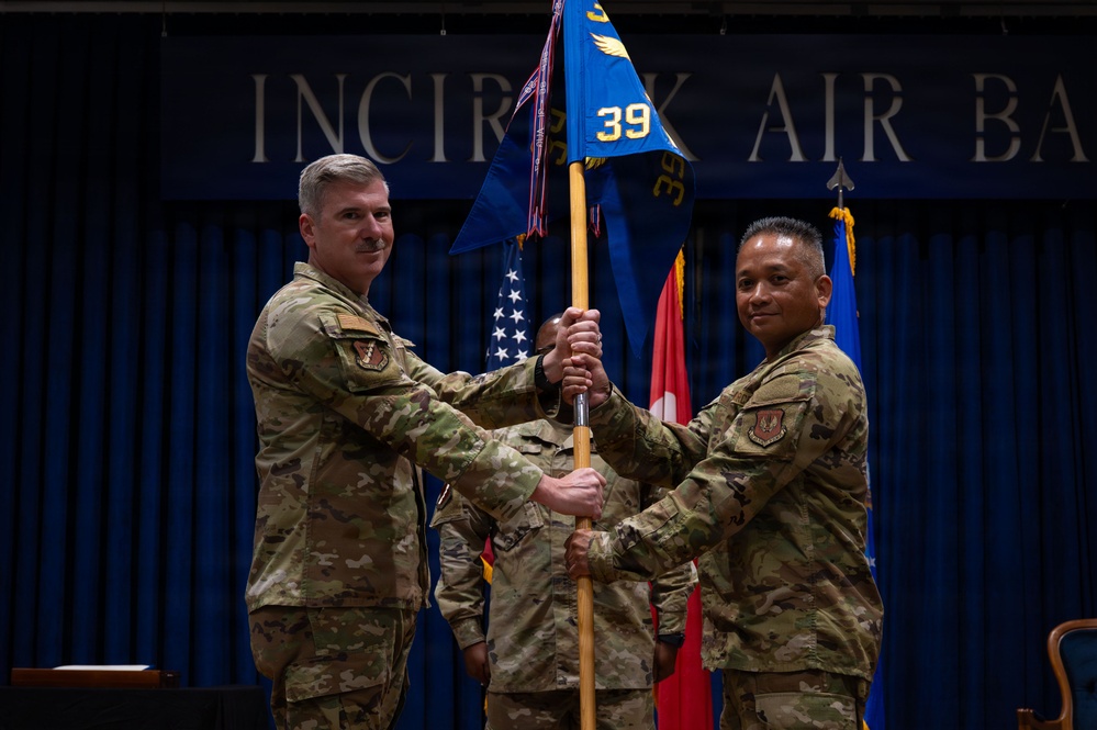 39th Mission Support Group Change of Command ceremony