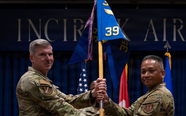 39th Mission Support Group Change of Command ceremony