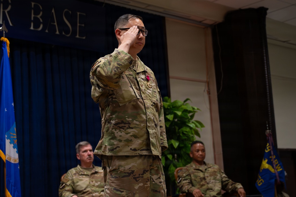 39th Mission Support Group Change of Command ceremony