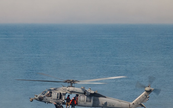 USS Mount Whitney, HSC-28 Conduct SAR Training in Baltic Sea