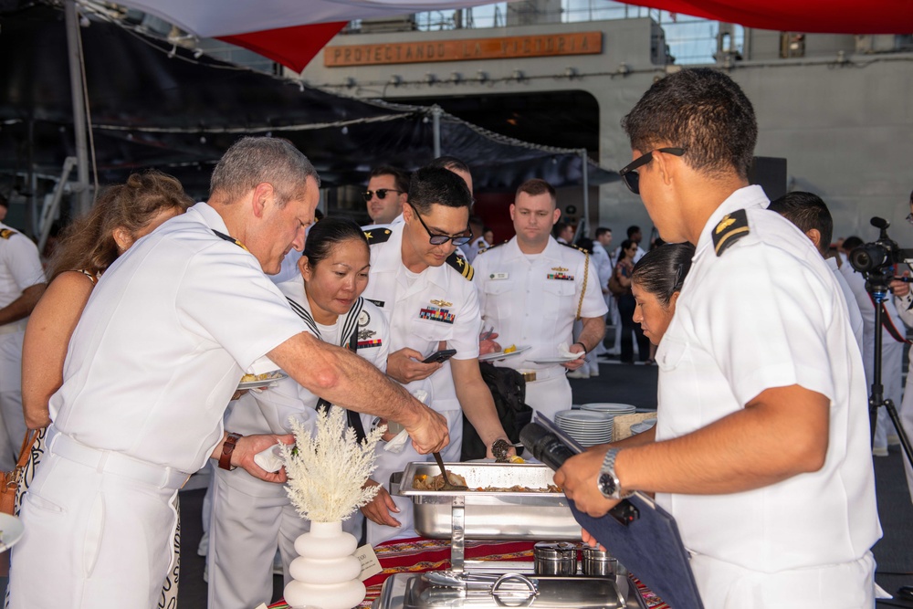 RIMPAC 26 Reception Onboard BAP Pisco (AMP 156)